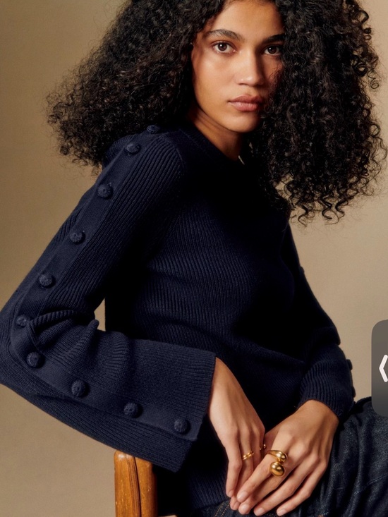 Sezane Sweaters - Sezane Adel Jumper Navy - Size S